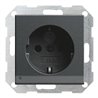 Gira Schuko-Steckdose anth mit LED-Beleuchtung 117028
