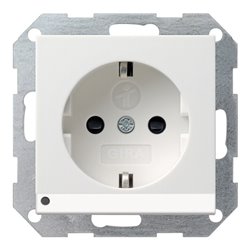 Gira Schuko-Steckdose rws-gl mit LED-Beleuchtung 117003