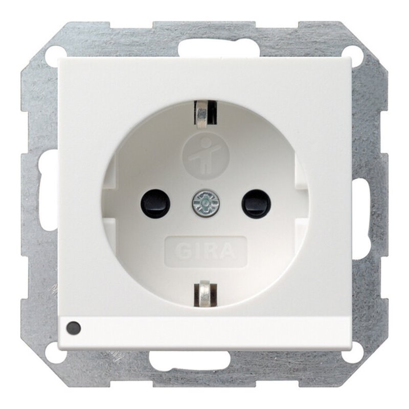 Gira Schuko-Steckdose rws-gl mit LED-Beleuchtung 117003
