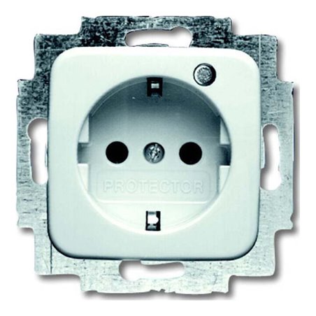 Busch-Jaeger Steckdosen-Einsatz aws Überspannungsschutz 2310EUGL/VA-214-11