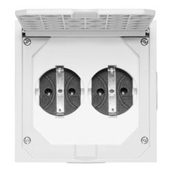 ABL GmbH Zweifach-Steckdose gr 1632490