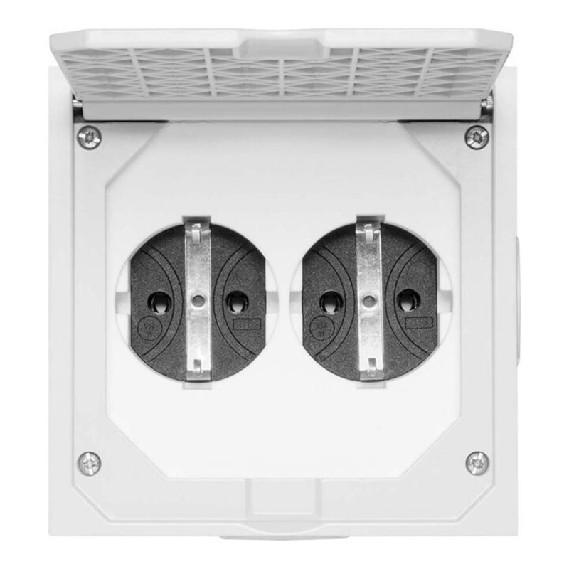 ABL GmbH Zweifach-Steckdose gr 1632490