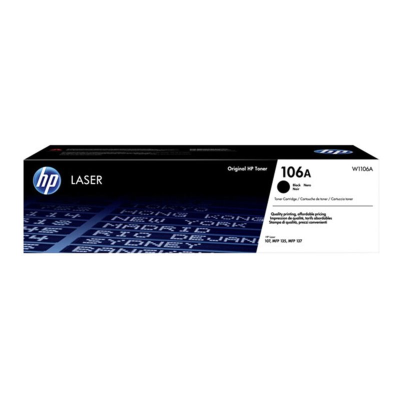 HP Lasertoner 1.000 Seiten,schwarz W1106A sw