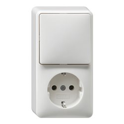 Gira Schuko-We.schalter-Kombi rws, AP 017613