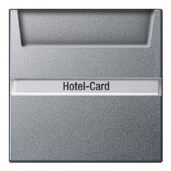 Gira Hotel-Card-Taster alu System55 014026