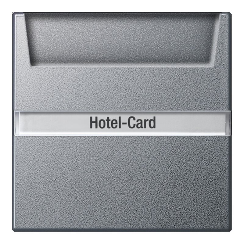 Gira Hotel-Card-Taster alu System55 014026