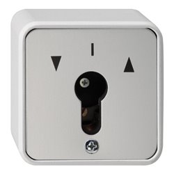 Gira Schlüsselschalter-Einsatz 2-polig, AP-WG 014430