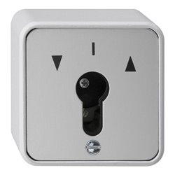 Gira Schlüsseltaster 1-pol., AP-WG 016330