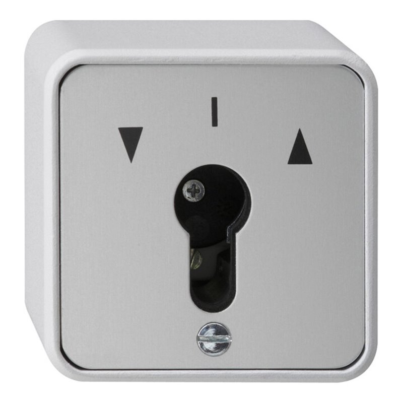 Gira Schlüsseltaster 1-pol., AP-WG 016330