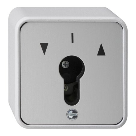 Gira Schlüsseltaster 1-pol., AP-WG 016330