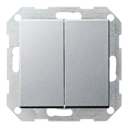 Gira Tast-Serienschalter alu System55 012526