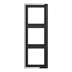 Jung Rahmen 3-fach gl.chr waage/senkrecht GCR 2983