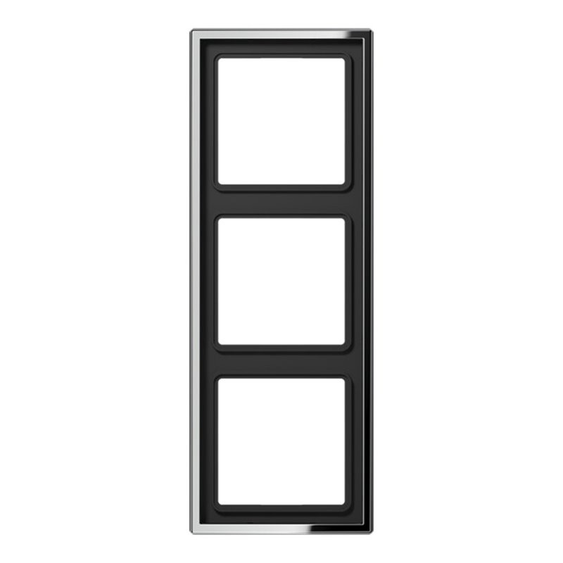 Jung Rahmen 3-fach gl.chr waage/senkrecht GCR 2983