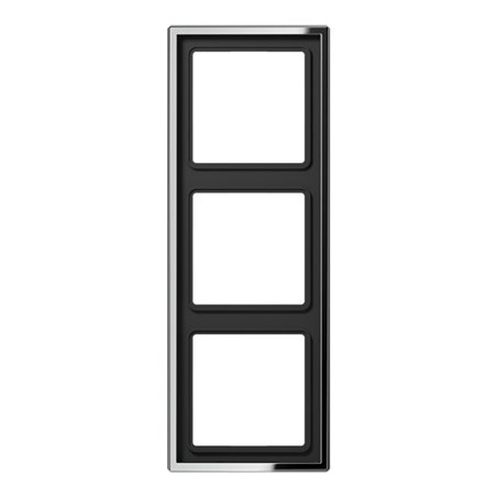 Jung Rahmen 3-fach gl.chr waage/senkrecht GCR 2983