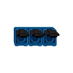 Merten SCHUKO-Steckdose 3f.bl schlagfest 229375