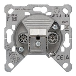 Jung Durchgangsdose 2-Loch Universal GEDU 10