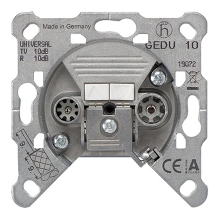 Jung Durchgangsdose 2-Loch Universal GEDU 10