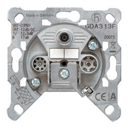 Jung Durchgangsdose 3-Loch Universal GDA 313 F