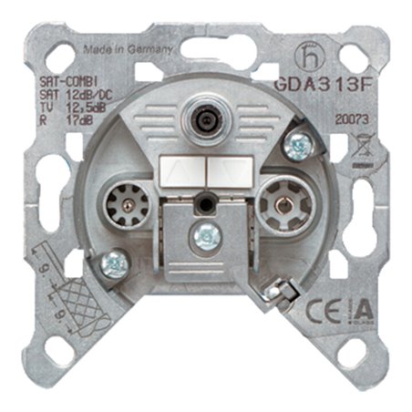 Jung Durchgangsdose 3-Loch Universal GDA 313 F