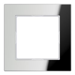 Jung Glasrahmen 1-fach si/vers waage/senkrecht AC 581 GL SI