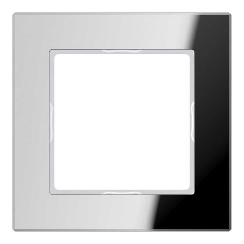 Jung Glasrahmen 1-fach si/vers waage/senkrecht AC 581 GL SI