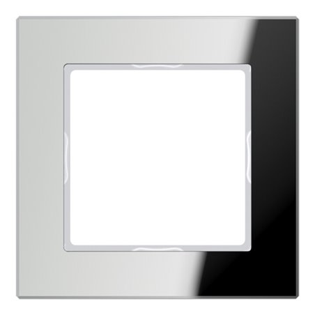 Jung Glasrahmen 1-fach si/vers waage/senkrecht AC 581 GL SI