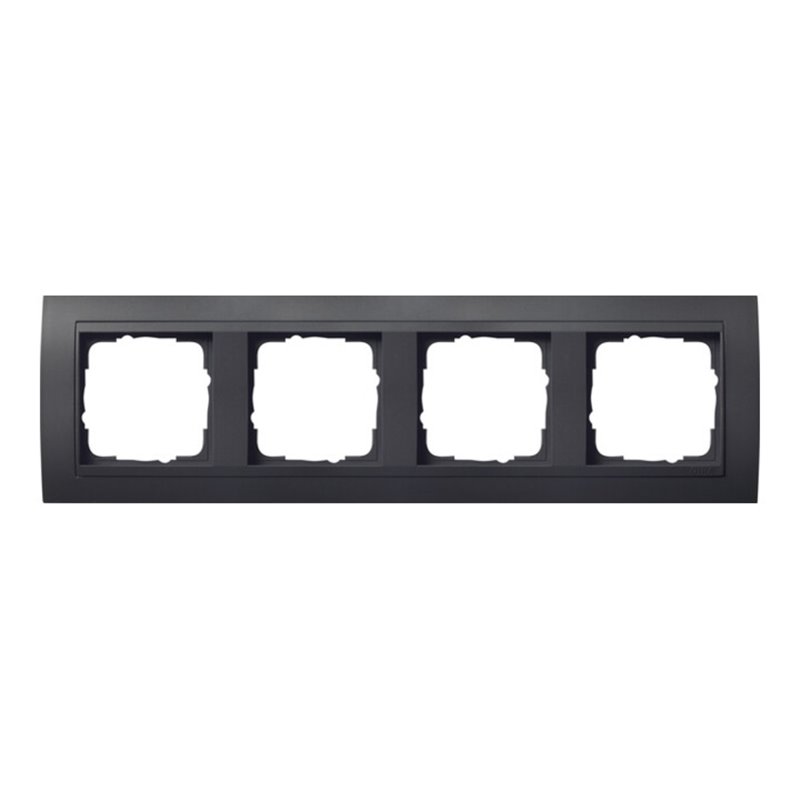 Gira Abdeckrahmen 4f. anth f.anth.ZL,bruchsich. 021408