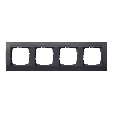 Gira Abdeckrahmen 4f. anth f.anth.ZL,bruchsich. 021408