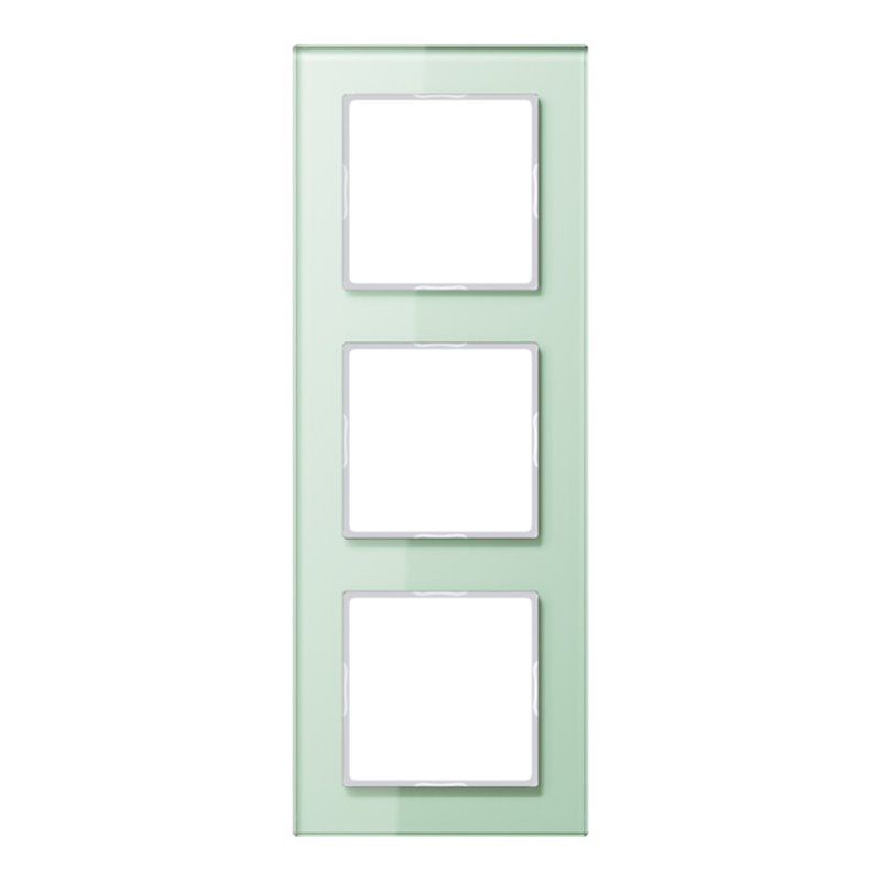 Jung Glasrahmen 3-fach mt/ws waage/senkrecht AC 583 GL WMT