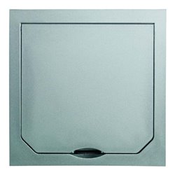 ABL GmbH Oberteil mit Klappdeckel Edelst.matt,94x94mm 1471ESM