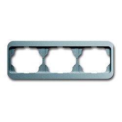 Busch-Jaeger Rahmen 3-fach titan, waager.,alpha 1723-266