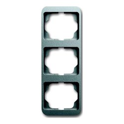 Busch-Jaeger Rahmen 3-fach titan, senkr., alpha 1733-266