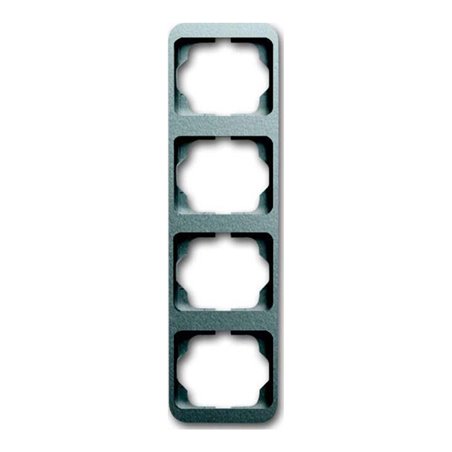 Busch-Jaeger Rahmen 4-fach titan, senkr., alpha 1734-266