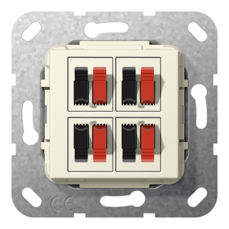 Gira Lautsprecher Anschluss 4fach cws 569401