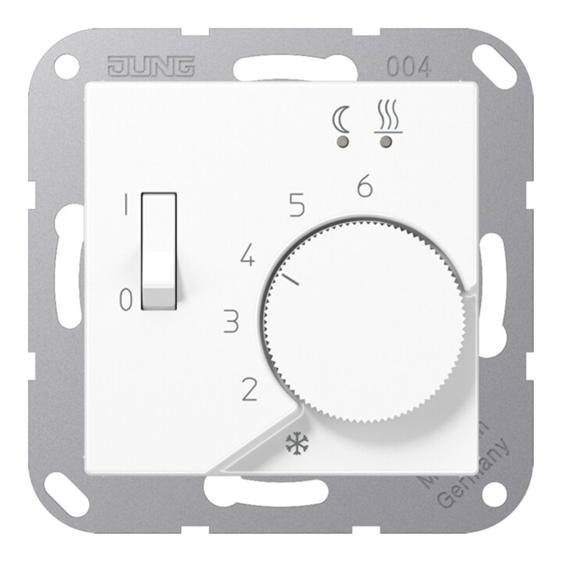 Jung Fußboden-Heiz.-Regler aws 1-pol.Schl.AC 230V FTR A 231 WW