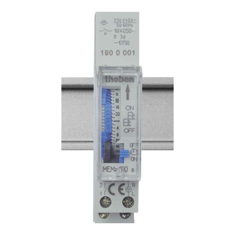 Theben Schaltuhr 1S, Woche MEM 190 a