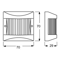 Busch-Jaeger Wächter braun 180 UP Kombilinse 6800-31-102C