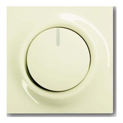 Busch-Jaeger Zentralscheibe elf/ws für Drehdimmer 6540-72