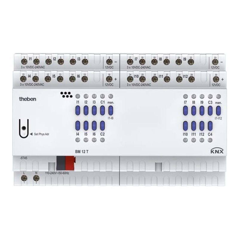 Theben Binäreingang FIX2 Modul, KNX BM 12 T