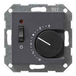 Gira Raumthermostat anth Ein/Aus, System55 039228