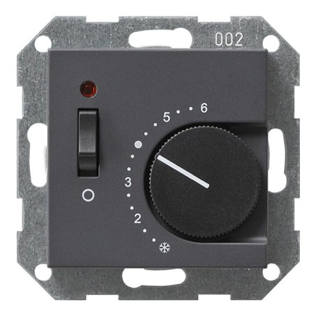 Gira Raumthermostat anth Ein/Aus, System55 039228