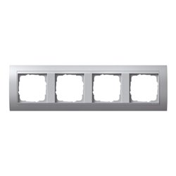 Gira Abdeckrahmen 4f.alu m.alu.ZL, Event 021436