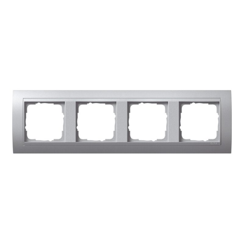 Gira Abdeckrahmen 4f.alu m.alu.ZL, Event 021436