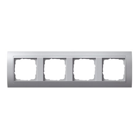 Gira Abdeckrahmen 4f.alu m.alu.ZL, Event 021436