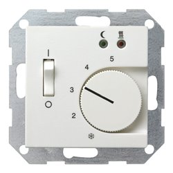 Gira Raumthermostat rws-gl f.Fußboden-Heizung 039403