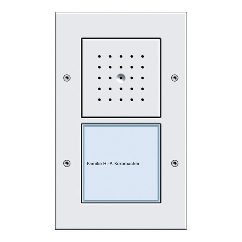 Gira Türstation AP 1fach reinweiß 126666