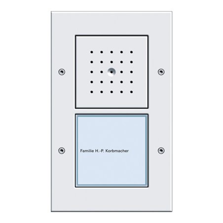 Gira Türstation AP 1fach reinweiß 126666