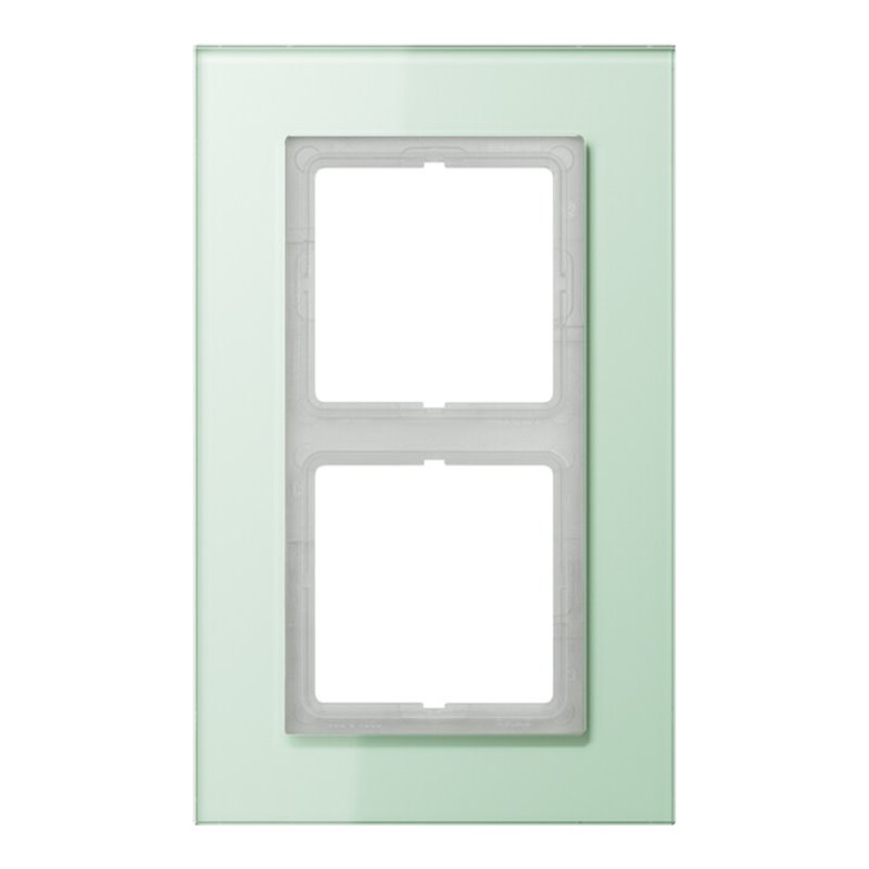 Jung Rahmen 2-fach mt ws waage/senkrecht LSP 982 GLAS
