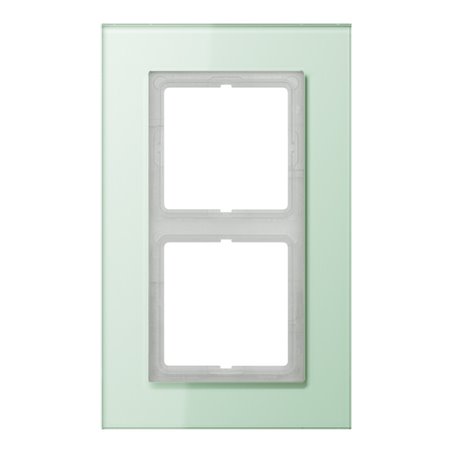 Jung Rahmen 2-fach mt ws waage/senkrecht LSP 982 GLAS