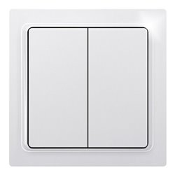 Eltako Funk-Taster reinweiß glänzend F4T65-wg